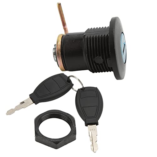 Serratura a Chiave per Moto, Serratura per Coda per Scooter Kit Universale in Plastica di Alluminio Set di Serrature per Bagagliaio Posteriore per Bagagliaio per Motociclette