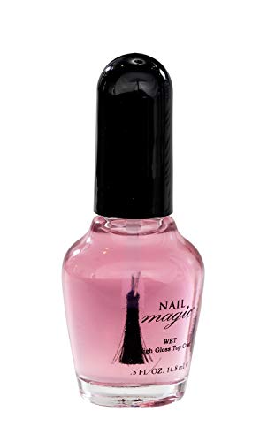 Nail Magic - WET, High Gloss Top Coat, 0.5 Fluid Ounce - Extreme High-Gloss, Shiny Top Coat, 60 Years of Superior Results