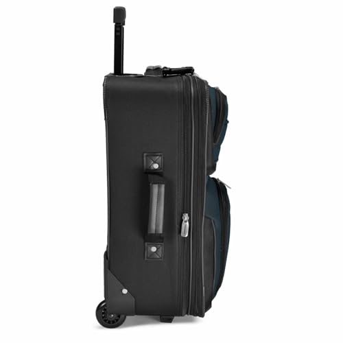 Traveler's Choice Travel Select Amsterdam Expandable Rolling Upright Luggage, Navy, 2-Piece Set