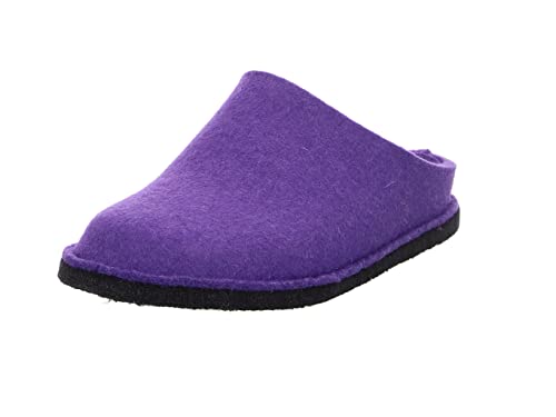 HAFLINGER Flair Soft Filzpantoffeln aus Wollfilz Hausschuh Lila (111) Gr. 37 Cover