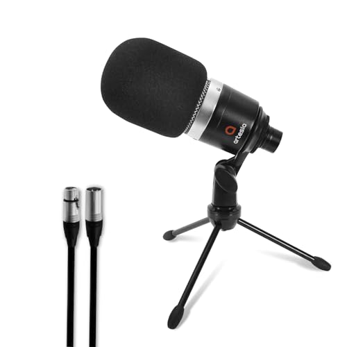 Amazon.com: Artesia AMC-10 Condenser Microphone with Desktop Stand