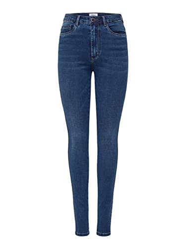 ONLY Damen High-Waist Jeans-Hose OnlRoyal Denim Skinny-Fit Röhrenjeans,...