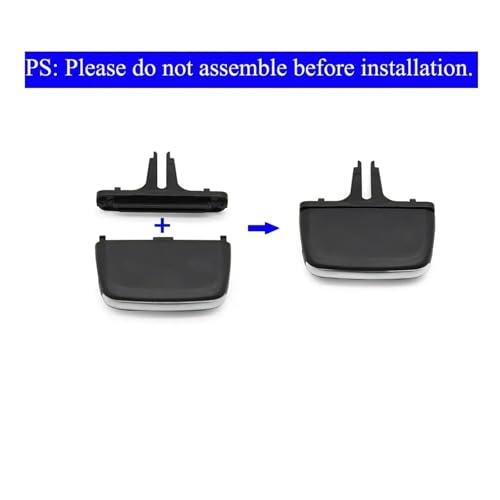 Clips ventilación salpicadero Volvo XC90 S90 V90 kit reparación aire ventila coche acabado premium 3