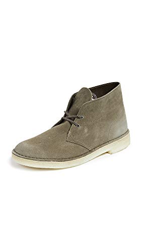 Image of Clarks Men's Desert Chukka Boot, Olive Suede, 100 M US