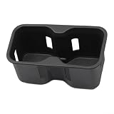 Per BYD Shark 6 Centrale Console Cup Holder Insert, TPE Storage Box Liner, Antiscivolo Nero Organizer Vassoio Per Modelli 2024+, Bevande Holder Box Organizer Auto Interno,