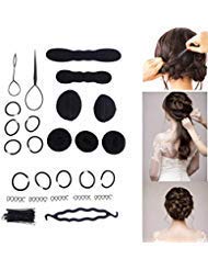 Hair Styling Accessories, Fashion Women Magic Hair Styling Accessories Hairpins Bun Maker Braid Tools Kit