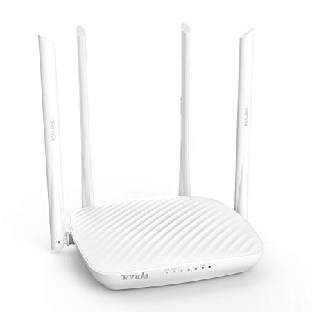Tenda 600Mbps Whole-Home Coverage WiFi Router with 4 x 6dBi High-gain Omnidirectional Antennas/Beamforming+/Easy