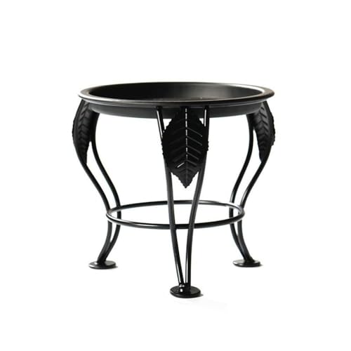 Support à Fleurs Black Three-Legged Plant Stand Creative White Mini Iron Flower Rack Floor-Standing Iron Art Mini Flowerpot Stand Living Room Étagère à plantes