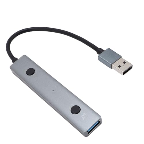 Hub USB con IA Cocoarm de aleación aluminio para portátil y PC 3
