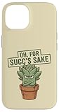 Le design amusant « Oh, For Succ's Sake » est idéal pour les collectionneurs de plantes grasses, les nerds du jardin, les mamans de plantes, ou toute personne qui aime les jeux de mots hilarants sur les plantes d'intérieur et l'humour sur le thème des plantes.
