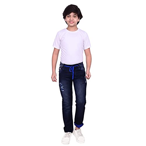 UNIQUEANDRARE| Blue-Royal Blue Color Slim fit Jeans for Boys