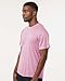 Mens Athletic All Sport Dry-Fit Performance Short Sleeve T-Shirt-3XL-Light Pink