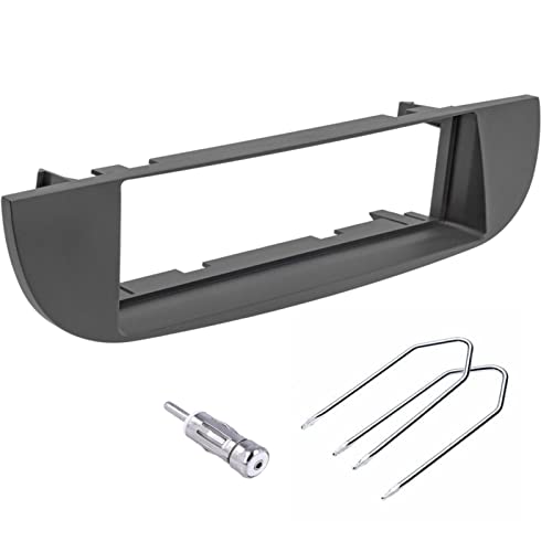 Kit Di Montaggio Autoradio 2 DIN Per Fiat 500 (2007-2018) – Mascherina, Plancia, Adattatore Antenna E Chiavi Di Smontaggio