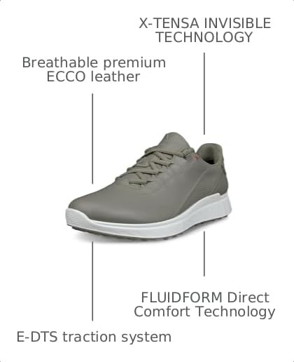 Image of ECCO Golf S Casual Lace Waterproof Golf Shoe