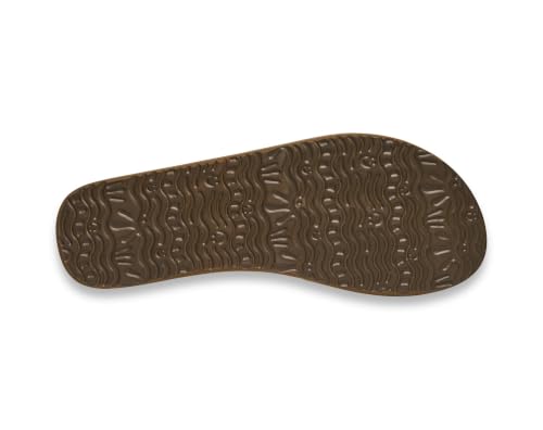 Image of Sanuk Yoga Joy Womens Flip Flops | Yoga Mat Footbed | Sandals for Women | Womens Yoga Sandals | Women's Beach Sandals