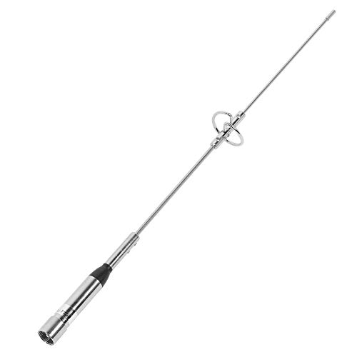 NL-770S Antena de Radio Universal para Coche, VHF UHF Doble Banda Antena Móvil Auto 144/430 MHz, Conectores UHF /SL16-J/M, para para para para Vertex para BaoFeng, etc