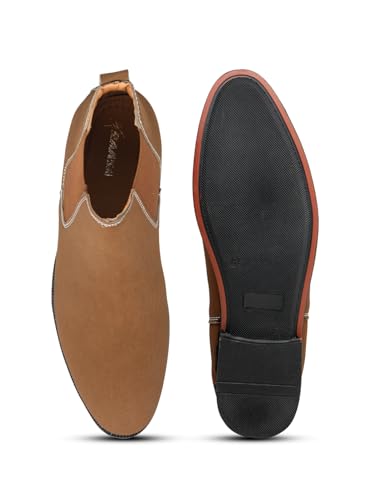 Image of Men's Slip On Fashion Chelsea Boots | High Tops, Soft Cushioned Insole, Comfortable Fit, Trendy, Stylish Boots