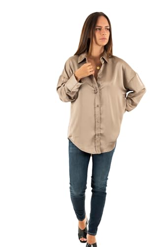 ONLMARTA LS Oversize Satin Shirt WVN