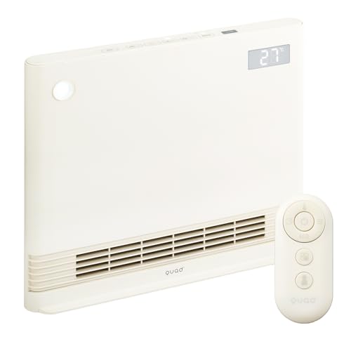 QUADS(クワッズ) 薄型 省エネ セラミックヒーター ワイド スポット暖房 1200W...