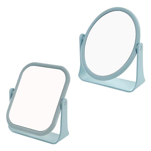 Set de 2 espejos para maquillaje Beaupretty azul