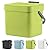 LALASTAR 1.8 Gallon Hanging Trash Can, Green, Plastic, Compost Bin Indoor Kitchen Sealed, Small Trash Can with Lid, Mountable