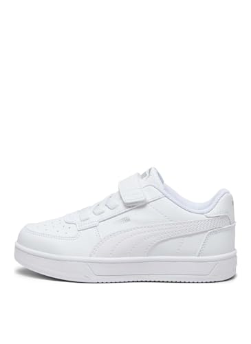 PUMA Unisex Kinder Caven 2.0 Ac+ Ps Sneaker, White Silver Black, 33 EU