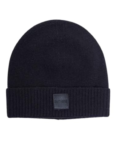 Bonnet Outhere 4658 400A198 1749 Captain Black en maille côtelée pour homme