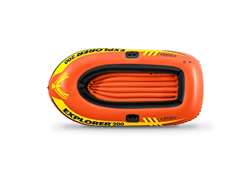 Intex Explorer 200, 2-Person Inflatable Boat , Orange, 73