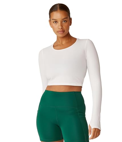 Beyond Yoga Women's Performance Knit Resilient Cropped Pullover