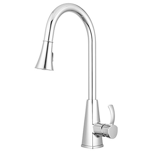 Cheapest 🛒 Pacific Bay Bridgeport Pull-Down Kitchen Sink Faucet (Chrome)