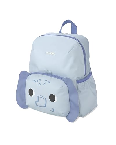 Image of Skip Hop Toddler Backpack with Adjustable Padded Straps, Front Zip Pocket and Side Bottle Pocket, Fits School Size Folders, Besties Squad, Elephant, Age 3+