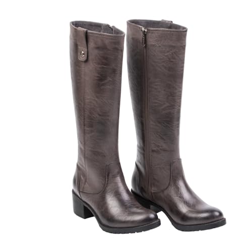 Botte Perrine gris brossé Chattawak style urbain pour vos sorties d'hiver - 3