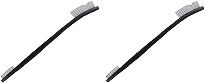 Chemical Guys Acc_S02 Cepillo de dientes de doble propósito estilo cepillo de detalles, negro (paquete de 2)