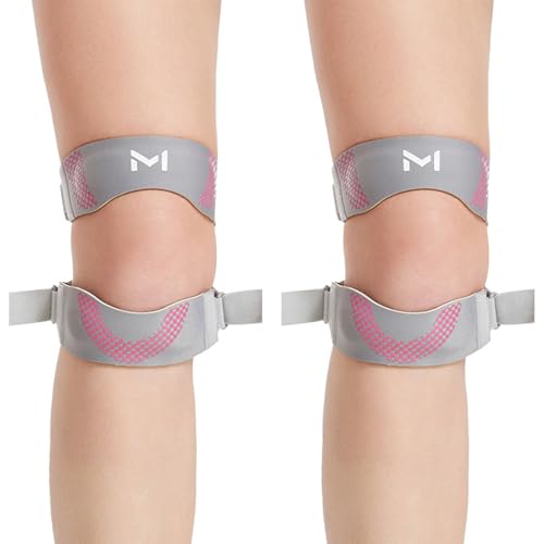 Pitadue Cinturón de rodilla antideslizante para correr, cuerda de saltar con nailon transpirable para correr