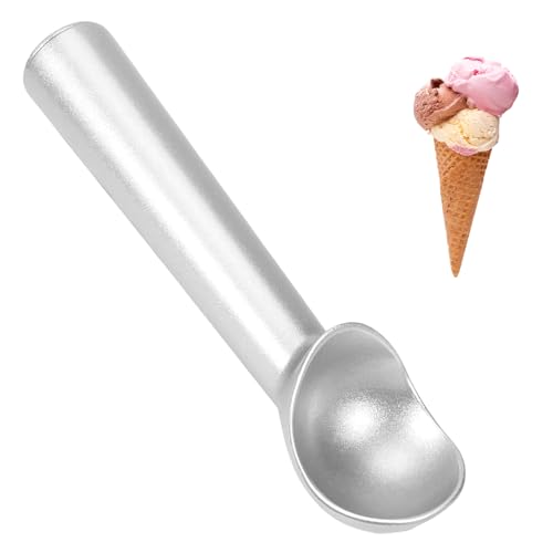 Aluminum Ice Cream Scoop – Heavy-Duty Non-Stick Scooper for Hard Ice Cream, Gelato & Frozen Yogurt – Ergonomic Handle, Dishwasher Safe