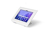 soporte de seguridad para samsung galaxy tab a7 en mesa de metal