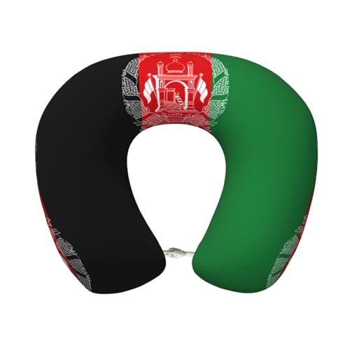 Almohada de viaje de espuma viscoelástica negra