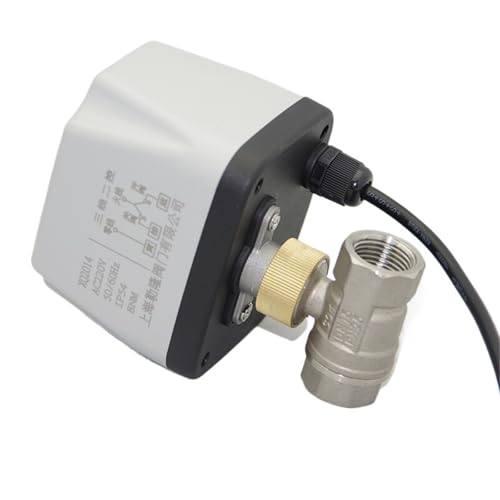 Robinet électrique à boisseau sphérique motorisé 12V avec commande 2 points