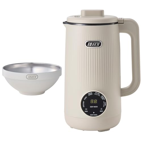 【Toffy/トフィー】 オートスープブレンダー〈セラミックコートタイプ〉 自動調理 選べる5種のオートメニュー 食べるスープ ポタージュ リゾット おかゆ 豆乳 スムージー ジュース 保温 温冷両用 クリーンモード K-AS2 (【特典付き】グレージュ) 【Toffy/トフィー】 オートスープブレンダー〈セラミックコートタイプ〉 自動調理 選べる5種のオートメニュー 食べるスープ ポタージュ リゾット おかゆ 豆乳 スムージー ジュース 保温 温冷両用 クリーンモード K-AS2 (【特典付き】グレージュ)