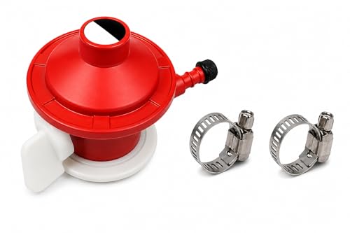 Image of ISI Gas Regulator with Gas Pipe and Free Gas Lighter Free 2 Clamps Hose Pipe pin