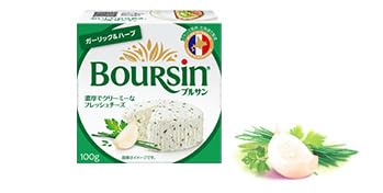 【チーズ】冷蔵 ブルサン ガーリック＆ハーブ 100g X 6箱セット(00400401-6)のサムネイル