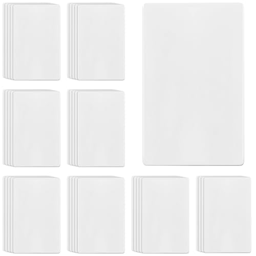 Image of ENERLITES Screwless Blank Wall Plate, Child Safe Blank Device Outlet Cover, Standard Size, 1-Gang 4.68 inch x 2.93 inch, Polycarbonate Thermoplastic, UL Listed, SI8801-W-40PCS, Glossy, White, 40 Pack