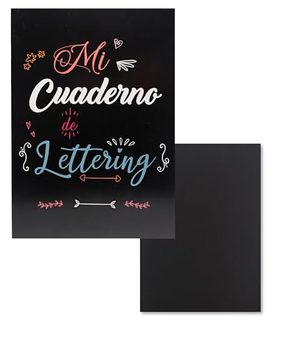 Bismark Cuaderno de Lettering A4 Hojas Negras