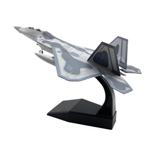 Modèle F22 Stealth Raptor Fighter en métal injecté à l'échelle 1/100 pour collectionneur