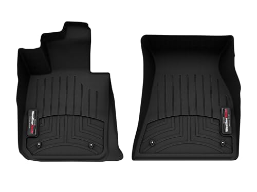 Weathertech Custom Fit FloorLiners for BMW M4 Competition, M440i, 430i - 1st Row (4416931), Black
