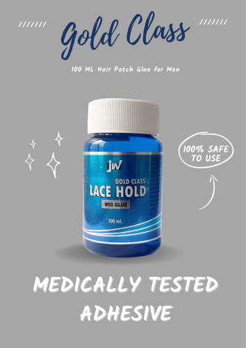 Image of 100ml Gold Class Hair Patch Glue | Extra Strong Hold Wig Adhesive | Waterproof & Sweat-Resistant Toupee Bonding Glue | Invisible & Skin-Friendly Hair System Adhesive |