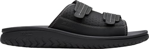 Sandales Clarks Wesley Easy pour homme en cuir marron confortable