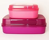  TUPPERWARE Naschkätzchen, Apollo Royal Bellevue 2,5L Beere + 1,7L Pink + Joghurtbecher beere