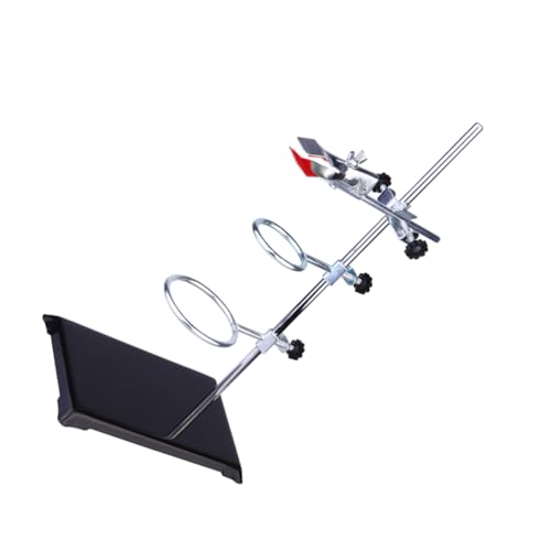 CHILDWEET Chemistry Lab Equipment Stand Iron Platform Clamp Test Tube Clamp and Funnel Holder