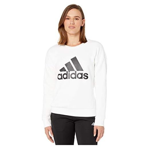 adidas - Sudadera Deportiva con Cuello Redondo para Mujer - F1954WMH505, XXL, Blanco